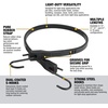 DEWALT 31″ Natural Rubber Tarp Straps with Coated S-Hooks, 40 Pack | Flexible Rubber for Weather and Temp Resistance, Coated S‑Hooks, Use for Temporary Light‑Duty Jobs,Tarps & Daily Hauls(31″)
