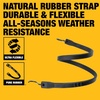 DEWALT 31″ Natural Rubber Tarp Straps with Coated S-Hooks, 40 Pack | Flexible Rubber for Weather and Temp Resistance, Coated S‑Hooks, Use for Temporary Light‑Duty Jobs,Tarps & Daily Hauls(31″)