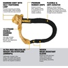 DEWALT 3/8″×24″×32,500 lbs Heavy-Duty Kinetic Soft Shackle | UHMWPE Diamond Knot with Self‑Tightening Loop, Adaptive Design Fits Vehicle Anchor Points, Ultra‑Strong for Vehicle Recovery(Kinetic Rope & Soft Shackles Kit)