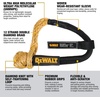 DEWALT 3/8″×24″×32,500 lbs Heavy-Duty Kinetic Soft Shackle | UHMWPE Diamond Knot with Self‑Tightening Loop, Adaptive Design Fits Vehicle Anchor Points, Ultra‑Strong for Vehicle Recovery(Kinetic Soft Shackles)