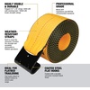 DEWALT 4″×30’×16,500 lbs Commercial-Duty Flatbed Winch Straps, 2-Pack | Meets DOT & WSTDA Standards, Weather & Wear-Resistant, Coated Steel Flat Hooks Fit Stake-Pocket Winches, Flatbed Trailering(Single)