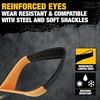 DEWALT 6″×50’×150,000 lbs Tow & Recovery Strap with Reinforced Looped Ends | 4-Ply Weather & Wear-Resistant Strap,Oversized Wear Guards, Recover Semis,Construction Vehicles,Motorhomes From Tough Terrain(8” x 30’)