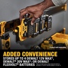 DEWALT Battery Organizer, Holds up to 4 Batteries, Mount Rail, Workshop Storage System Compatible (DWST82819)(One Size)