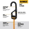 DEWALT DXBC300484 Black/Yellow 48” Premium Heavy-Duty Bungee Cords, 4 Pack | Non‑Scratch Steel‑Core Hooks with Quick‑Pull Notch & Interlocking Grip for Stretching & Securing Lightweight Gear & Cargo(24″)