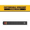 DEWALT Magnetic Power Strip with 6 Power Outlets, DEWALT Workshop Storage System Compatible (DWST82693)(One Size)