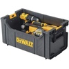 DEWALT Tool Box Storage Rack, Tough System, 440 lb Capacity, Garage Storage System (DWST08260)(Open Tote Case)