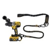 DEWALT Wristband Tool Anchor with Lanyard, Black/Yellow(Tool Anchor Strap 50 lb. capacity)