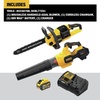 Dewalt Blower AXIAL BRUSHLESS 600 CFM DCBL772X1(w/ Chainsaw)