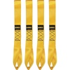 DEWALT 1.7″×18″×11,000 lbs Heavy-Duty Soft Loops Tie-Downs, 4 Pack | Scratch‑Free Anchor Points For Ratchet Straps, Wrap Around-Cinch Tight, Secure Motorcycles, ATVs,UTVs, Lawn Equipment & More