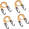 DEWALT DXBC301436 Black/Yellow 36” Premium Flat Bungee Straps, 4 Pack