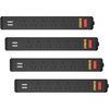 DEWALT Magnetic Power Strip with 6 Power Outlets, DEWALT Workshop Storage System Compatible (DWST82693)(Pack of 4)