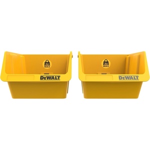 DEWALT Plastic Bins, 10lb Capacity, DEWALT Workshop Storage System Compatible (DWST82813)(Pack of 8)