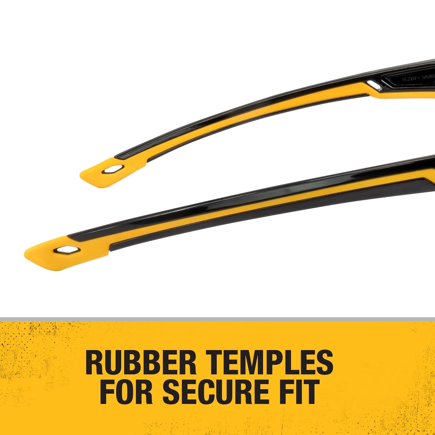 image:imageDEWALT DPG110 Chisel Unisex TrimFit Half Frame Protective Eyewear Black Frame Smoke LensBlack Clear