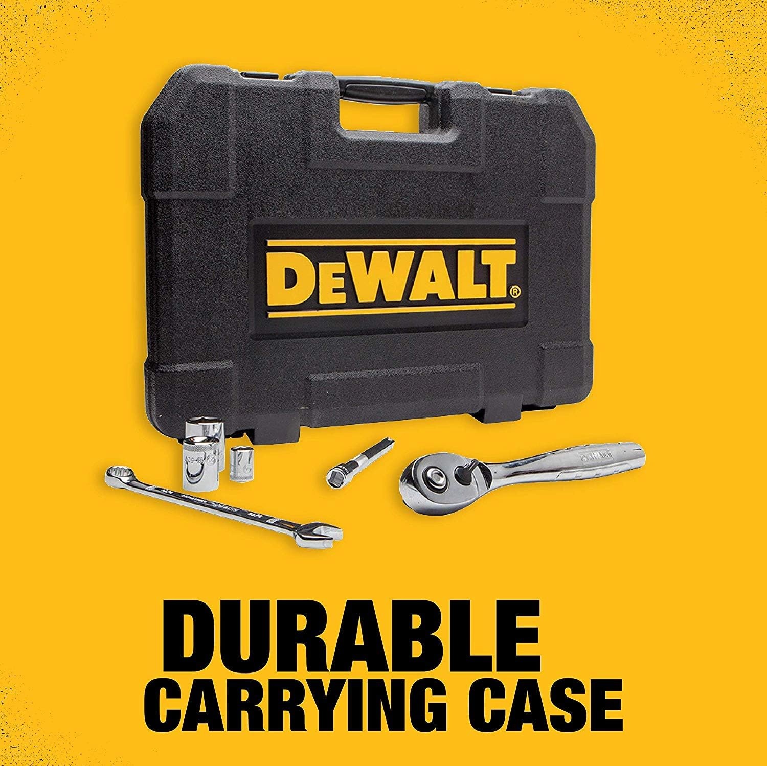 image:imageDEWALT Impact Socket Set Combination SAEMM 38Inch Drive 42Piece DWMT1924838 Drive
