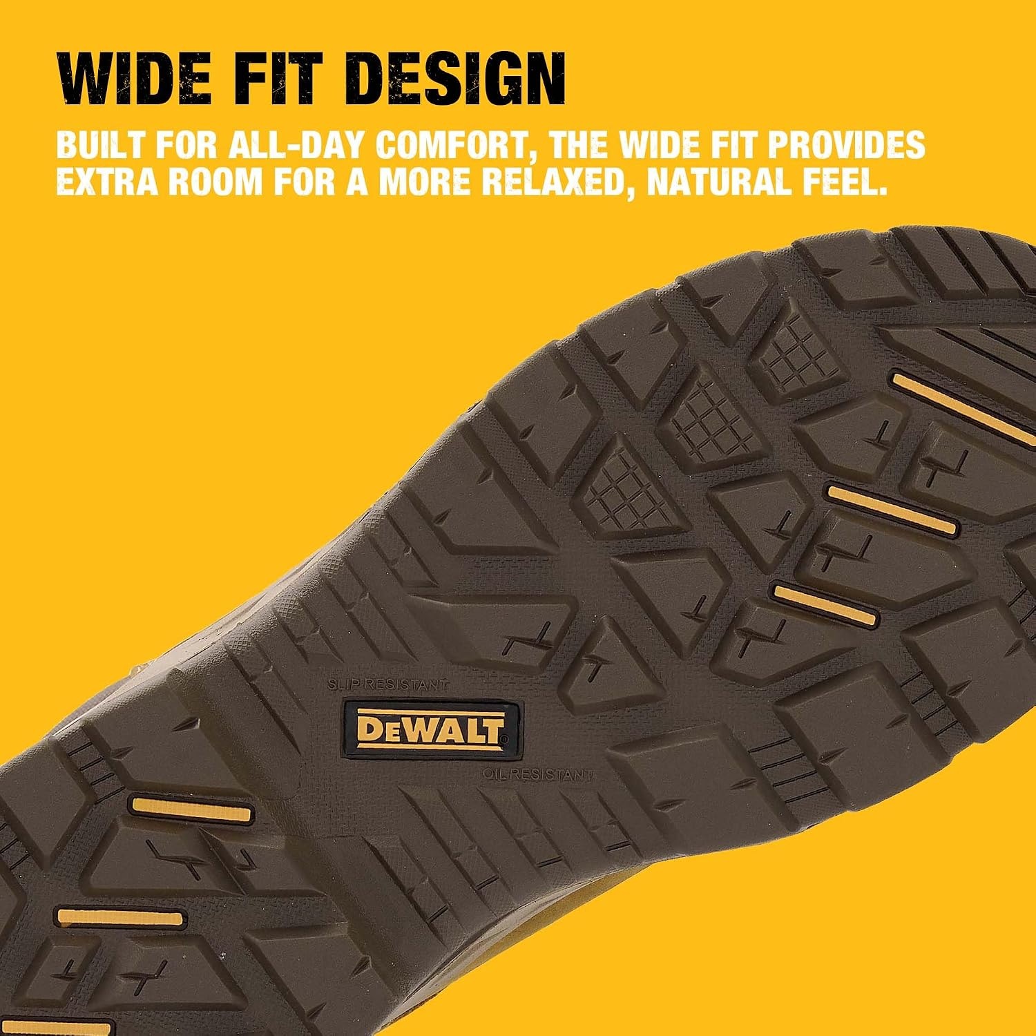 image:imageDEWALT Richardson Mens BOA Fit System Nubuck Leather Water Resistant Wide Fit Steel Toe Safety Work BootClay