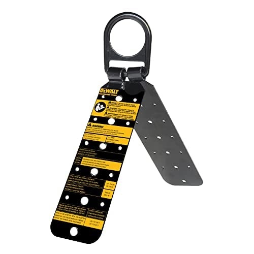 image:imageDEWALT Rooftop safety kit with D1000 harness with PassThru Chest and Tongue Buckle Legs 50 vertical lifeline wrope adjustor and reusable rooftop anchorOne Size