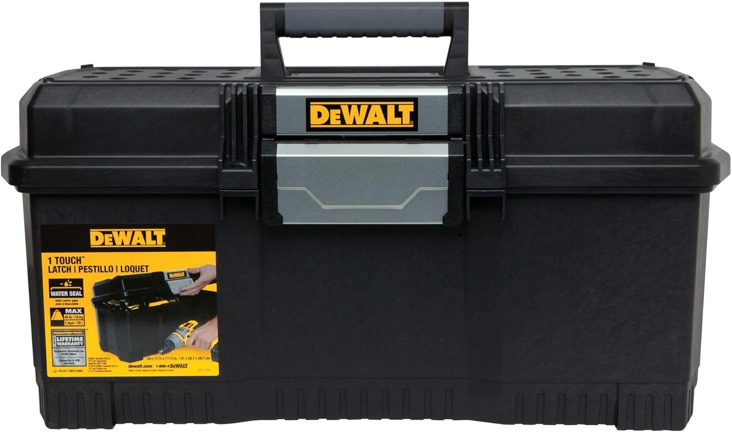 image:imageDEWALT Tool Box One Touch 24Inch DWST24082Tool box