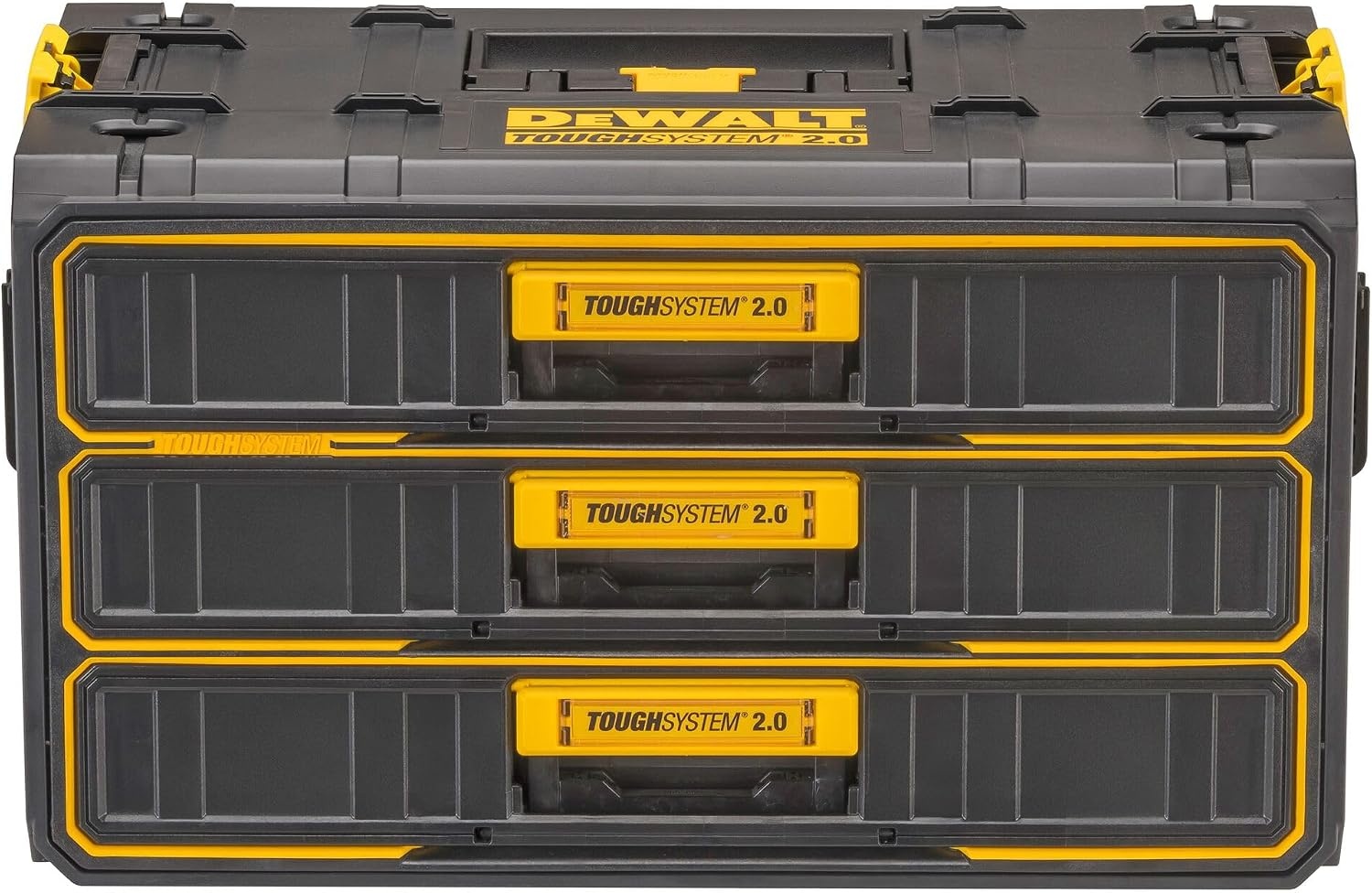 image:imageDEWALT ToughSystem Tool Box 20 TwoDrawer 218in DWST08320Multi