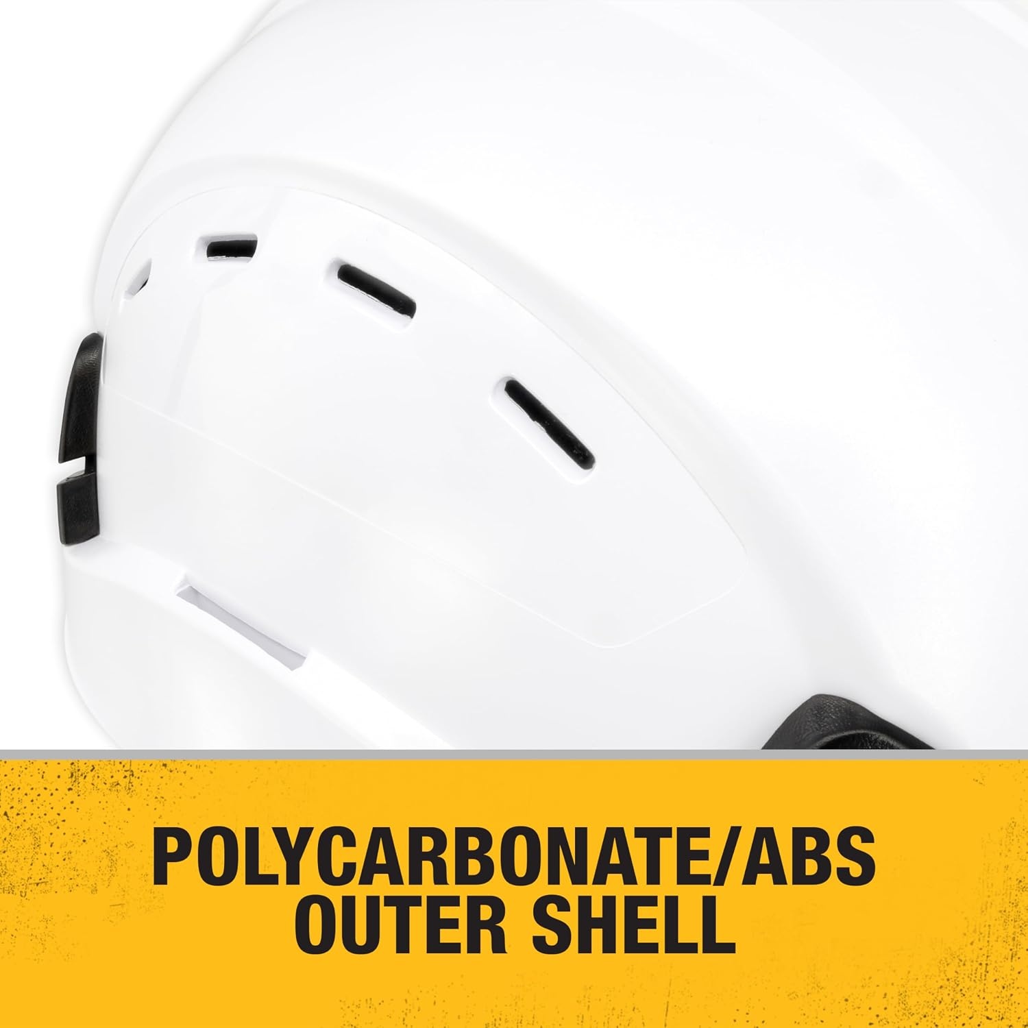 image:imageDEWALT Type II Class C 4Point Ratcheting Vented Safety HelmetWhite