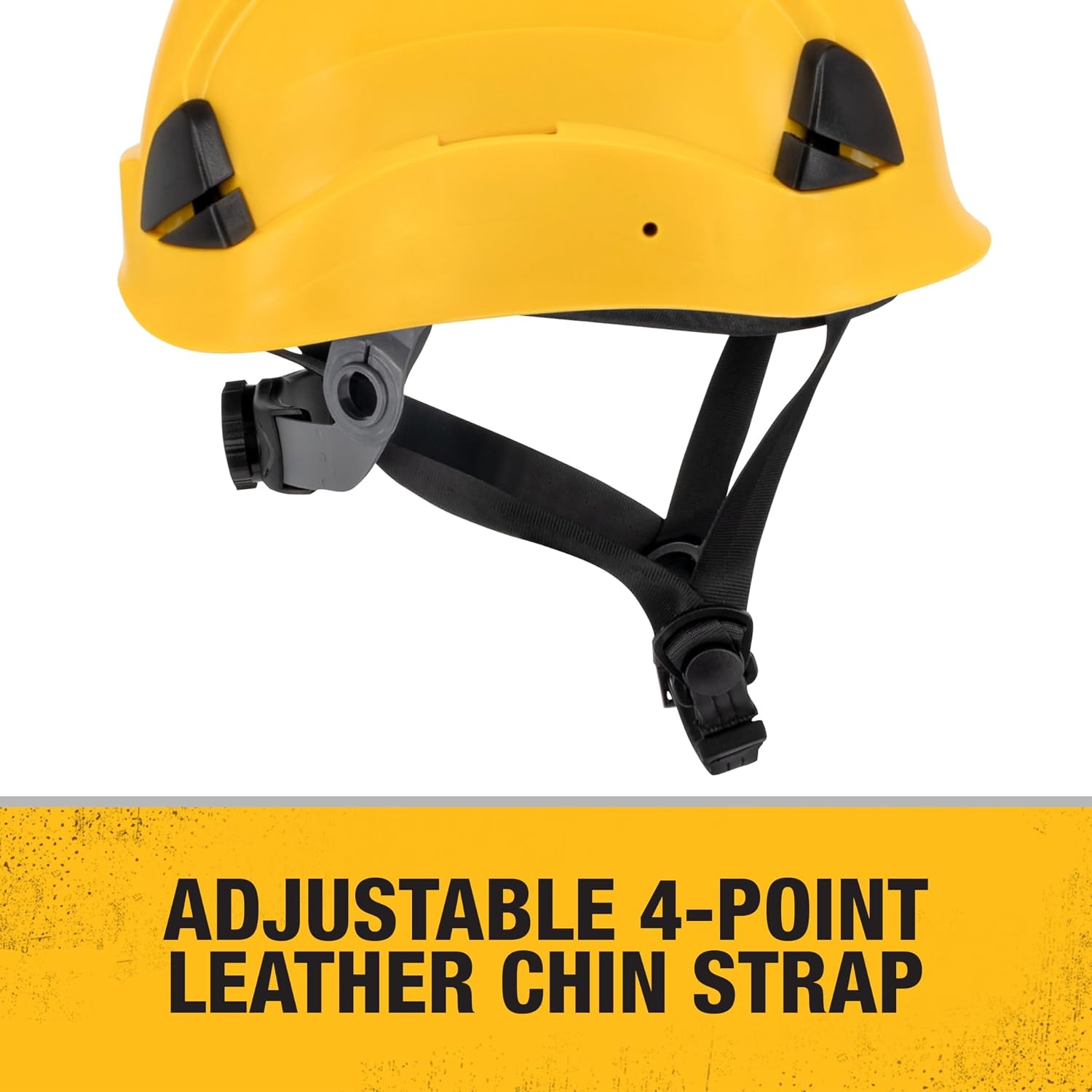 image:imageDEWALT Type II Class C 4Point Ratcheting Vented Safety HelmetYellow