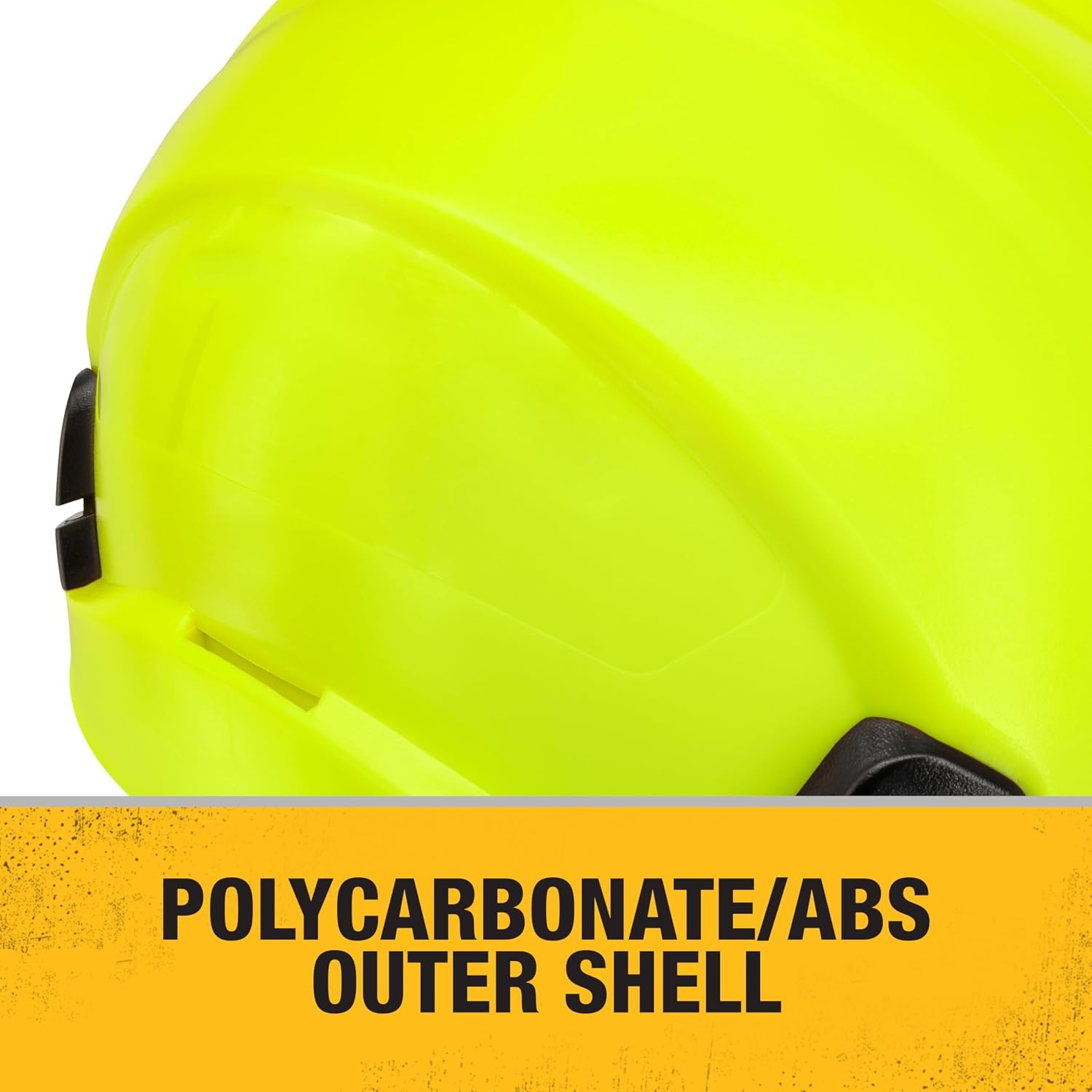 image:imageDEWALT Type II Class E 4Point Ratcheting NonVented Safety HelmetHiVis Lime