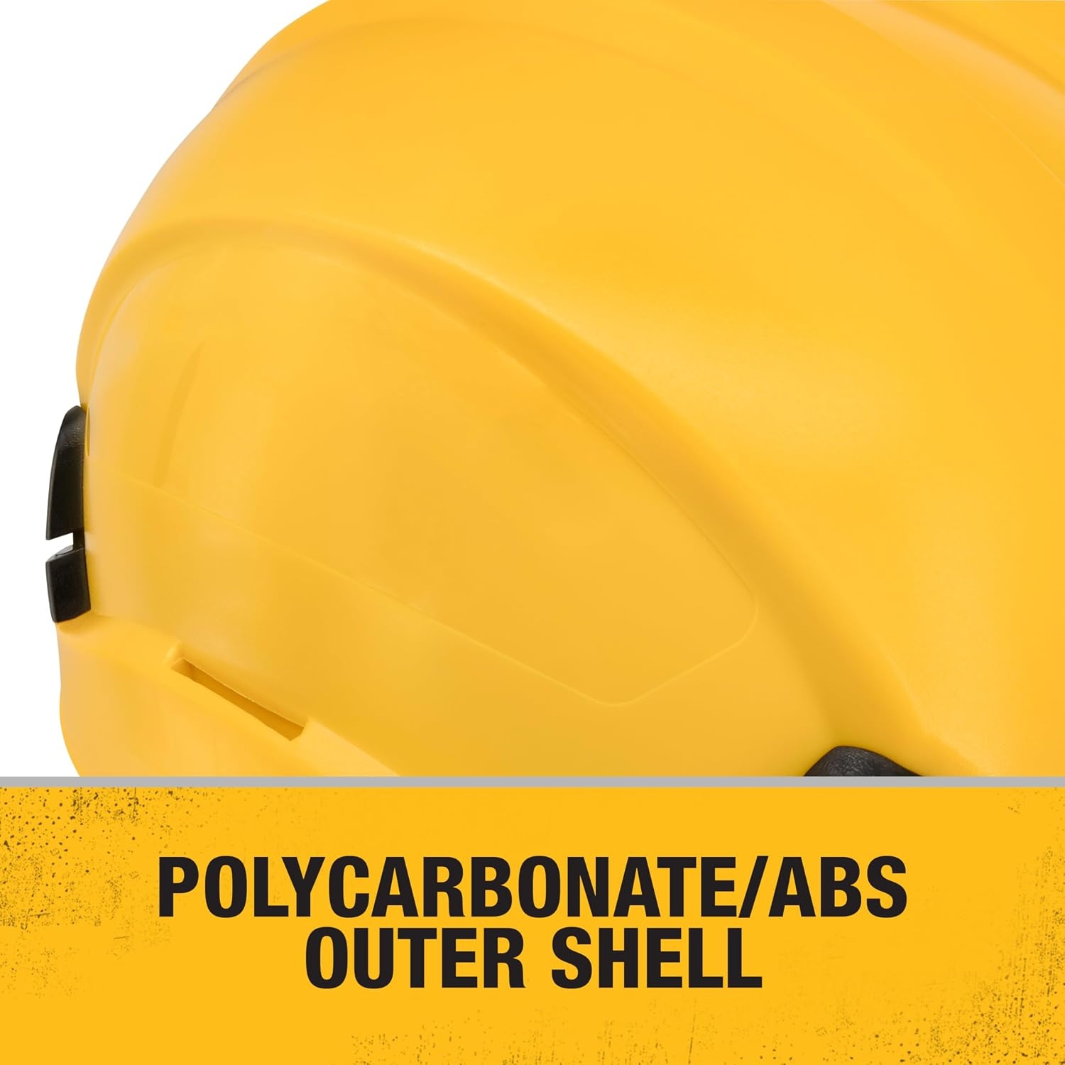 image:imageDEWALT Type II Class E 4Point Ratcheting NonVented Safety HelmetYellow