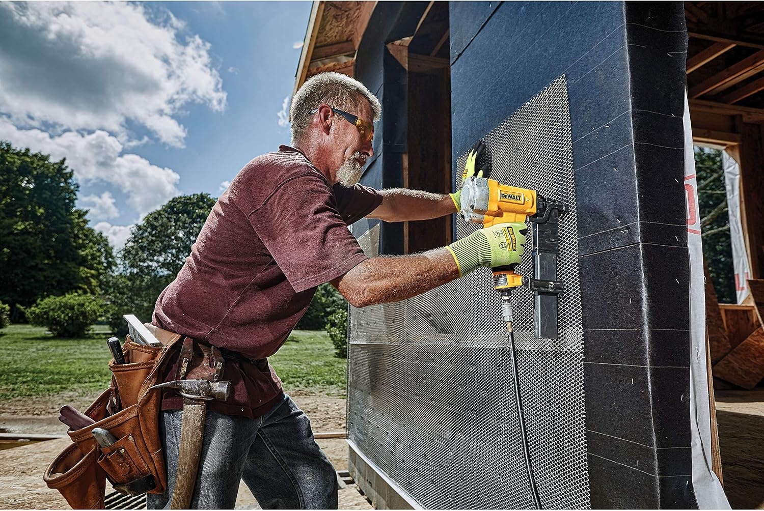 image:imageDewalt DPG855 HiVis HPPE Fiberglass Cut Glove LXLarge