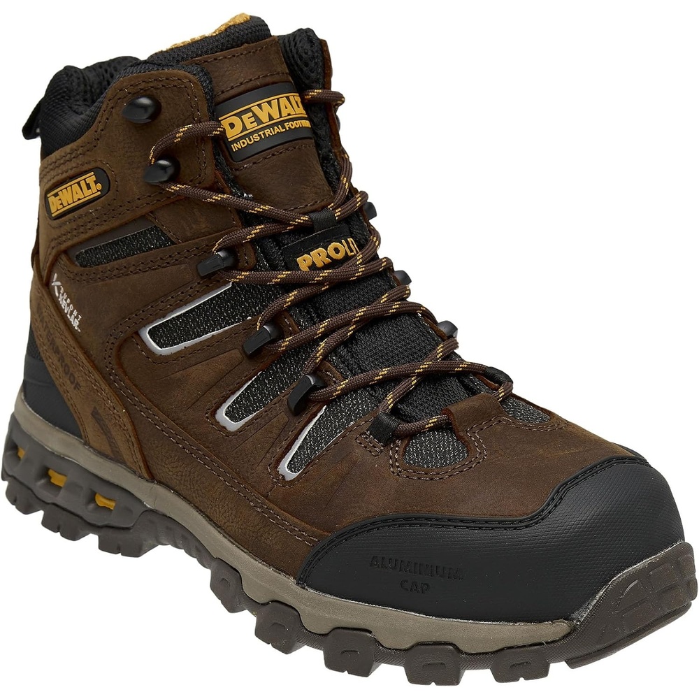 image:imageDEWALT Argon Waterproof Breathable Kevlar Reinforced Lightweight Aluminium Toe Composite Underfoot Protection Safety Work Boots For MenBison