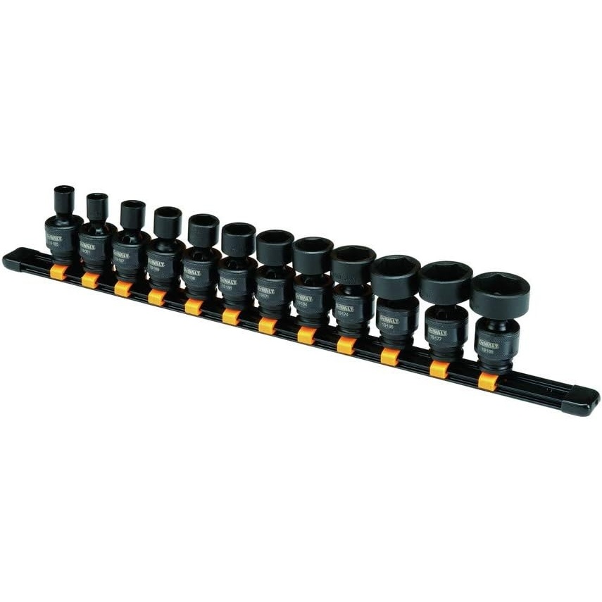 image:imageDEWALT DWMT19228 38 Drive Impact Universal Socket Set 12 PieceSAE