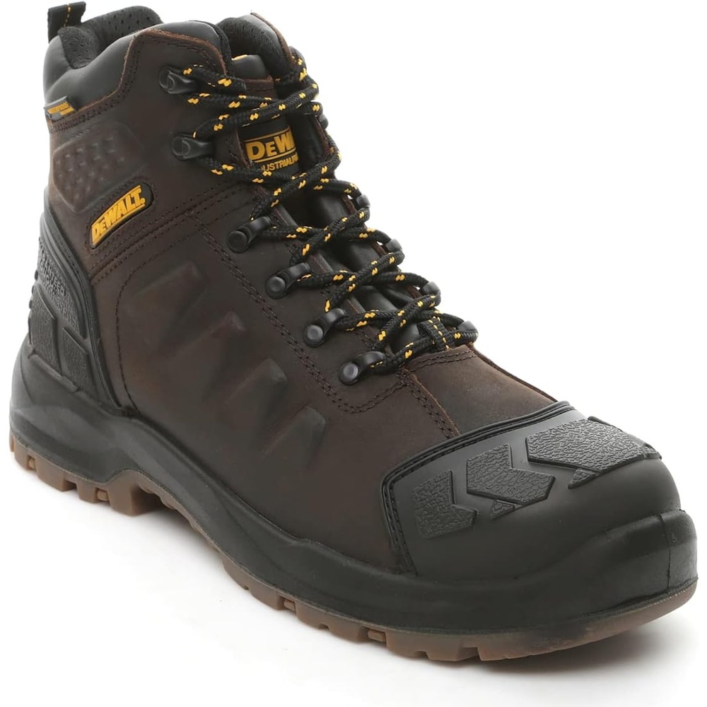 image:imageDEWALT Hadley Mens Waterproof Steel Safety Toe Work BootBrown Crazy Horse