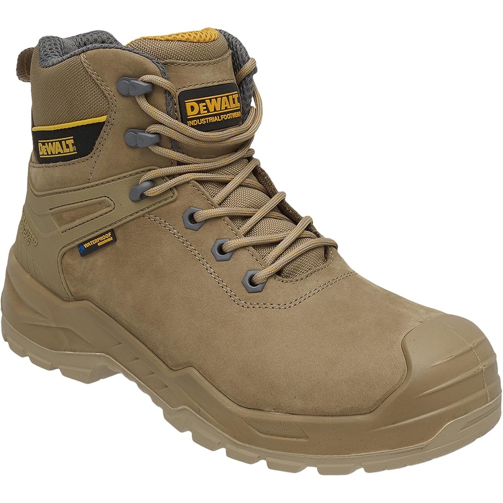 image:imageDEWALT Hayes Mens Waterproof Leather Steel Toe Safety Work BootStone