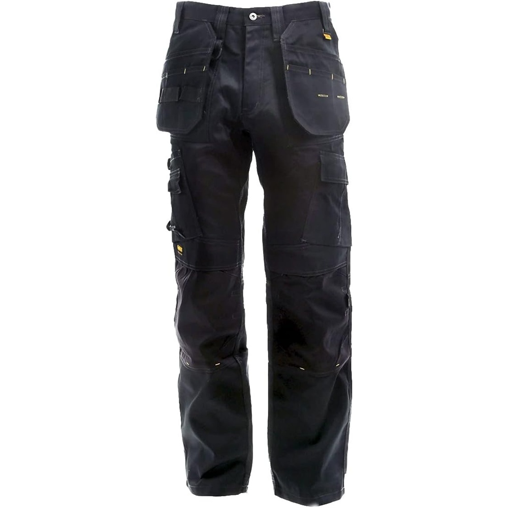 image:imageDEWALT Protradesman Mens Loose Fit Holster Pocket Cottonpoly Stretch Work PantsBlack