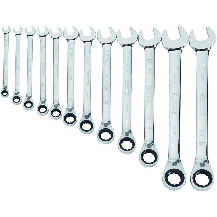 image:imageDEWALT Ratcheting Wrench Set MM 12Piece DWMT19230Metric 12 piece