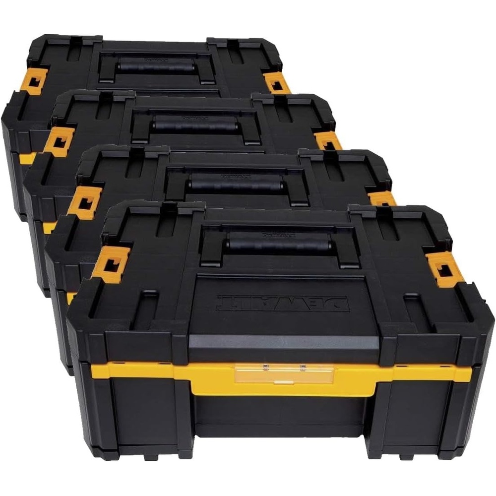 image:imageDEWALT Tool Organizer TSTAK III Single Deep Drawer Heavy Duty Latches Removable Compartments for Small Tools and Accessories DWST17803One Size Single Pack Pack of 4