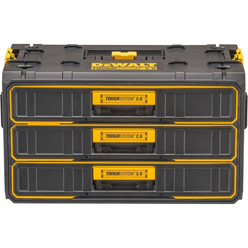 image:imageDEWALT ToughSystem Tool Box 20 TwoDrawer 218in DWST08320Multi