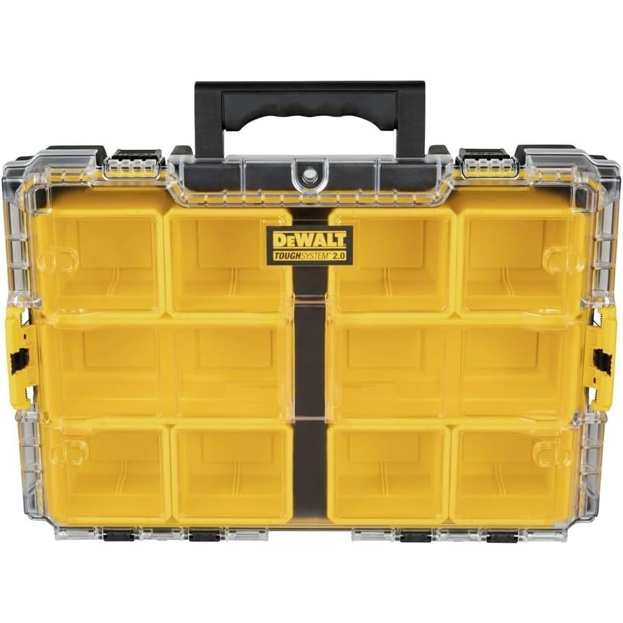 image:imageDEWALT ToughSystem Tool Organizer 20 FullSize 10 Compartments DWST08040