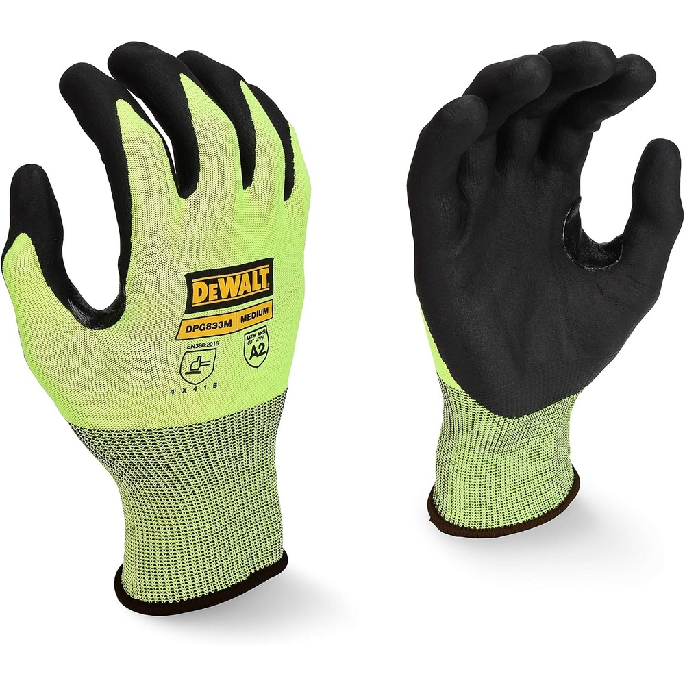 image:imageDewalt DPG833 HiVis HPPE Cut Touchscreen Glove XLXLarge