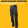 DEWALT Barstow Men’s Pro-Stretch, Water Resistant, Slim Fit, Holster Pocket, Utility Work Pants(Grey/Black)