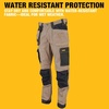 DEWALT Barstow Men’s Pro-Stretch, Water Resistant, Slim Fit, Holster Pocket, Utility Work Pants(Stone)