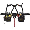 DEWALT DG5617 20-Pocket Pro Framer’s Combo Apron Tool Belt and Yoke-style Suspenders Black(Pockets On Suspenders)