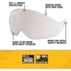 DEWALT DPG22-SH Visor with Premium Anti-fog+ Clear Lens Designed to Fit DPG22 Type II Helmet(Indoor/Outdoor)
