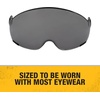 DEWALT DPG22-SH Visor with Premium Anti-fog+ Clear Lens Designed to Fit DPG22 Type II Helmet(‎smoke Af+)