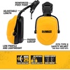 DEWALT DPG660 Yellow with Black Earcups Dielectric Expandable NRR 25 Cap Mount Earmuff