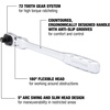 DEWALT Flex Head Ratchet, SAE, 3/8-Inch (DWMT81155)(3/8 Inch Drive)