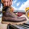 DEWALT Flex ST Leather, Durable, FLEX Outsole, Steel Toe, Safety Work Boot For Men(Brown Crazy Horse)