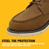 DEWALT Forge Moc Toe, FLEX Outsole, Leather, Steel Toe, Safety Work Boots For Men(Tan)