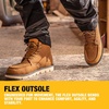 DEWALT Forge Moc Toe, FLEX Outsole, Leather, Steel Toe, Safety Work Boots For Men(Tan)