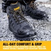 DEWALT Hadley Men’s Waterproof, Steel Safety Toe Work Boot(Black Buffalo)