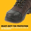 DEWALT Hadley Men’s Waterproof, Steel Safety Toe Work Boot(Brown Crazy Horse)