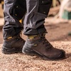 DEWALT Hayes Men’s Waterproof, Leather, Steel Toe, Safety Work Boot(Seal Brown)